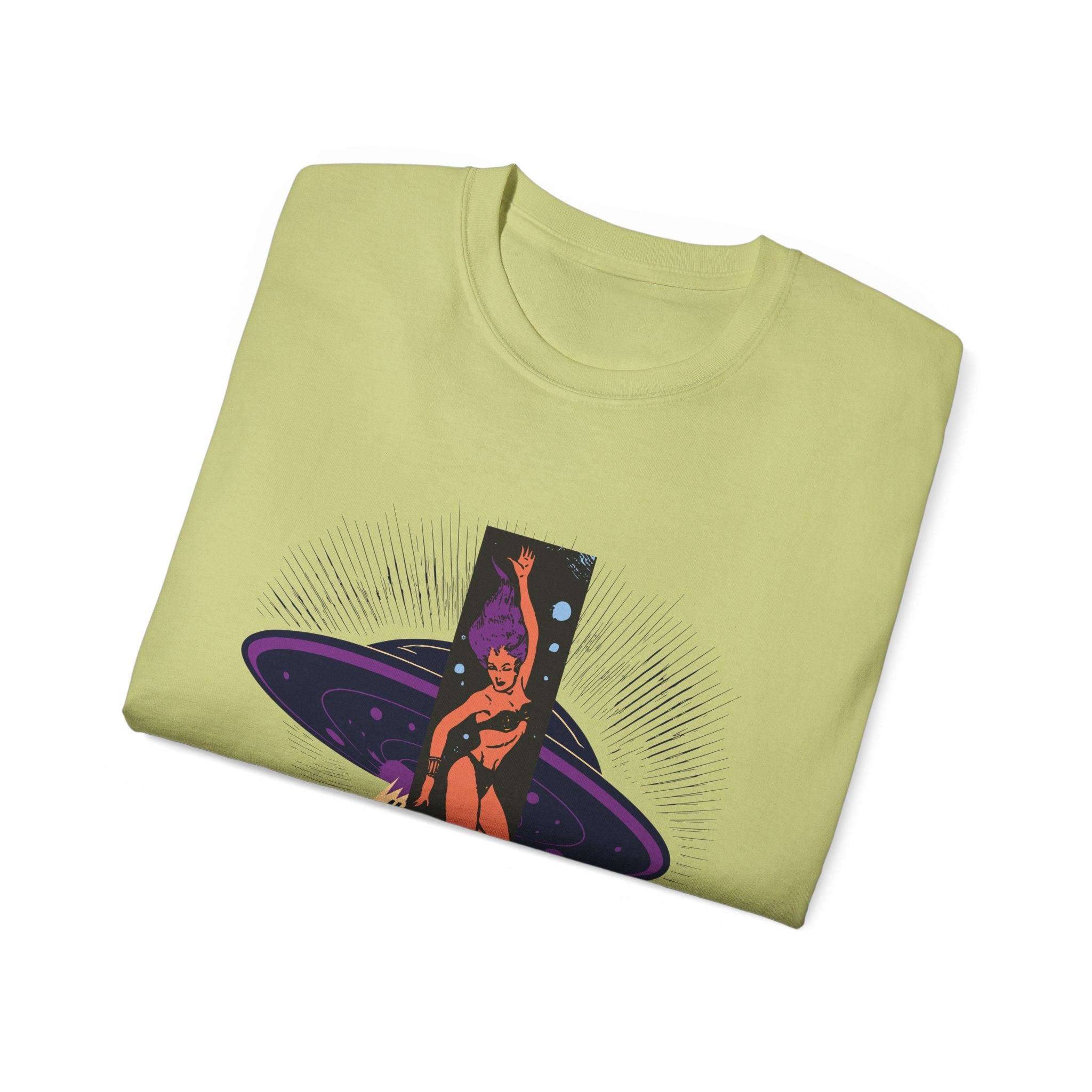 Space Warrior - Unisex Cotton Tee (Front) - Damned Threads